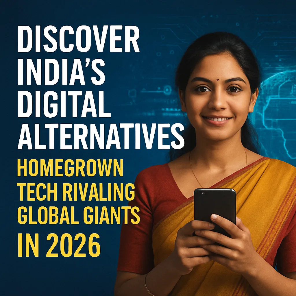 Discover India's Digital Alternatives - Homegrown Tech Rivalling Global Giants in 2026