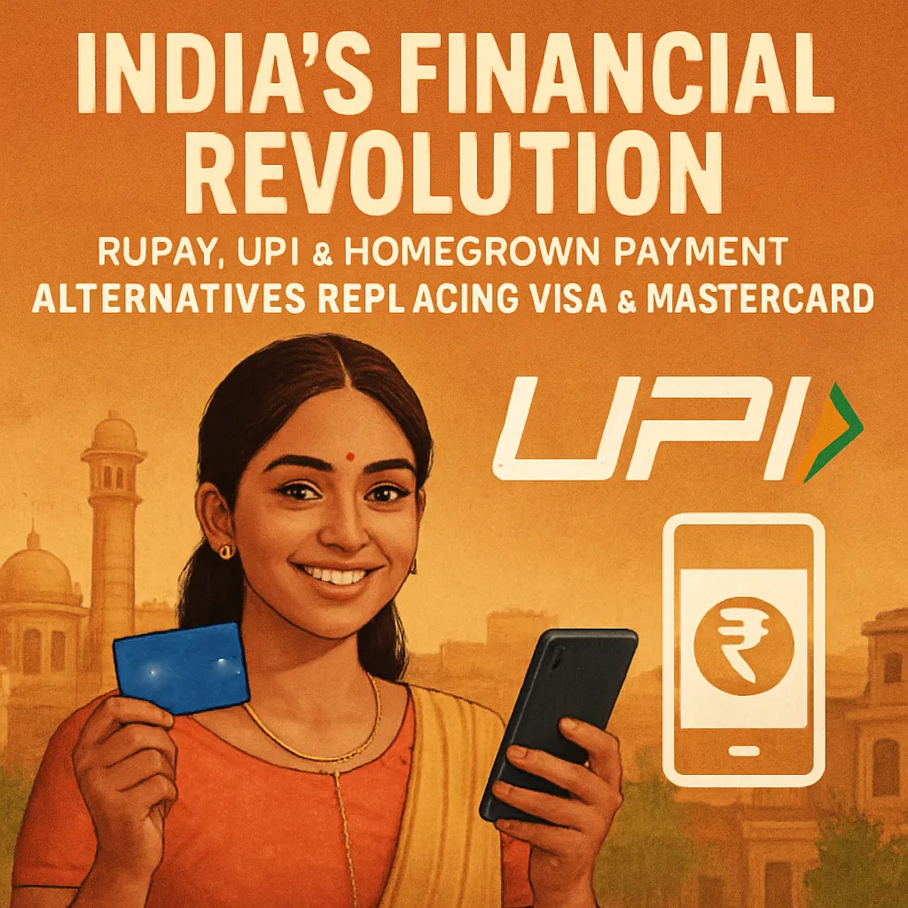  India's Financial Revolution 💳🇮🇳 - How RuPay, UPI & Homegrown Alternatives
                                        Are Replacing Visa & Mastercard