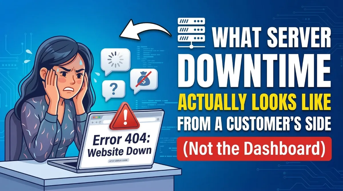 What Server Downtime Actually Looks Like From a Customer’s Side